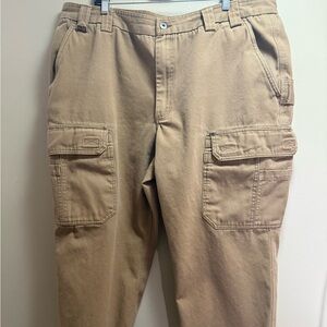 Duluth‎ Trading Co Men’s Cargo Work Pants 46x28 Heavy Canvas Utility